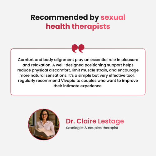 完璧な姿勢のためのエルゴノミックなインティメイトクッション 